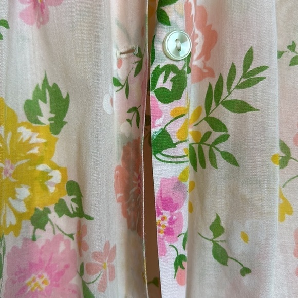 Vintage sheer house coat dress home made - Picture 3 of 10